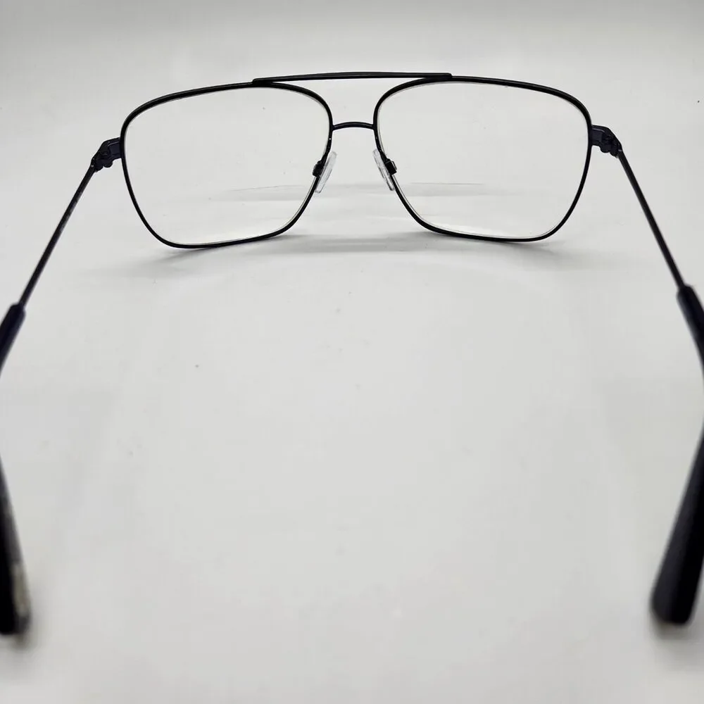 Vintage Paul Smith Eyeglasses Navy Metal 63-14-35 PS-835‎ Wide Mens Large Retro